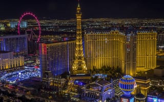 Картинка Las Vegas, ночь, сша, Nevada