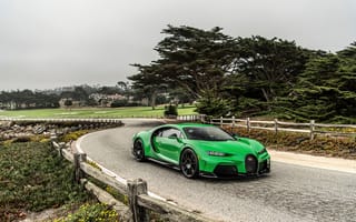 Картинка Bugatti Chiron, зеленый, машины, Bugatti, 2022 автомобили