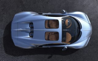 Картинка bugatti chiron sky view, Bugatti Chiron, машины, автомобили 2018 года