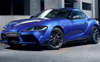 Картинка 2023, спортивный автомобиль, голубой автомобиль, бесплатные фотографии, Toyota GR Supra 3 0 MT, машины