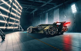 Картинка Lamborghini Vision Gran Turismo, машины, автомобили 2020 года, Behance