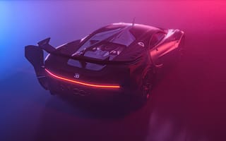 Картинка Bugatti Chiron, Bugatti, автомобили 2021 года, машины, Behance