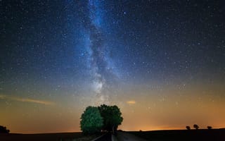Картинка небо, астрономия, млечный путь, природа, ночь, пейзажи