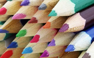 Картинка карандаш, древесина, яркий, цветной, цветные, разное, цвет, карандаши, радуга, цвета, куча, артистический, канцелярские товары