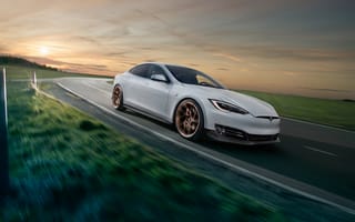 Картинка Tesla Model S, Тесла, машины, Novitec, автомобили 2018 года