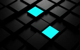 Картинка абстракция, 3D, 2k, хай-тек, циан, ИИ, геометрия, структура, голубой, 4k, подсветка, темные, кубики, эстетика, цифровой дизайн, 1920х1080, мозаика, светящиеся пиксели, неоновое свечение, заставка, темный, 16:9, футуризм, рабочий стол, черные, HD, контраст, графит, матовая поверхность, черный, 3D-графика, плитка, лазурный, серый, куб, минимализм, текстура, паттерн, объемные фигуры, неоновый голубой, бирюзовый, кубы, нейросеть