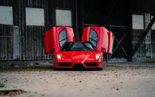 Картинка Ferrari Enzo, двери, красные суперкары, машины, бесплатные