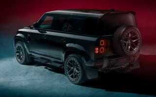 Картинка черный автомобиль, Land Rover Defender Urban XRS, машины, 2022, фешенебельный автомобиль, бесплатные