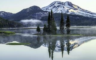 Картинка Sparks Lake, Oregon, Deschutes County