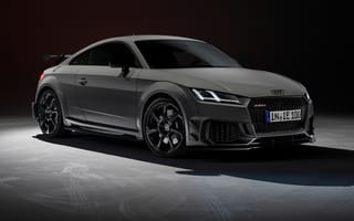 Картинка Audi TT RS Coupe, 2023, бесплатные, спортивный автомобиль, машины, серая машина, темный