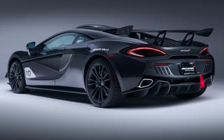 Картинка 2018, спортивный автомобиль, McLaren MSO, черный автомобиль, машины, простой