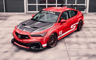 Картинка 2023, спортивный автомобиль, красная машина, уникальная картина, Acura Integra Type S, машины