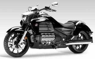 Картинка 2014, Honda, простой, Honda Gold Wing F6C, мотоциклы и велосипеды, чёрный велосипед
