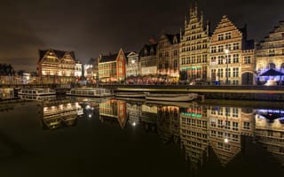 Картинка Гент, в Бельгии, город во Фландрии, Gent