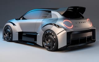 Картинка 2023, спортивный автомобиль, футуристический, машины, серая машина, простой, Nissan Concept 20-23
