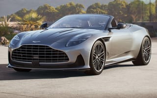 Картинка 2023, Aston Martin, серая машина, спортивный автомобиль, кабрио, машины, Aston Martin DB12 Volante