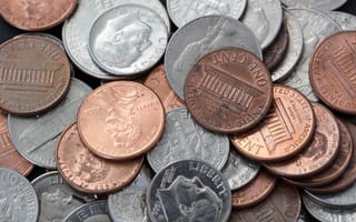 Картинка монеты, деньги, центов, материал, наличные, валюты, америка, монета