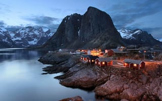Картинка Лофотенские острова, Норвегия, Lofoten Islands, Рейн, Lofoten, Reine