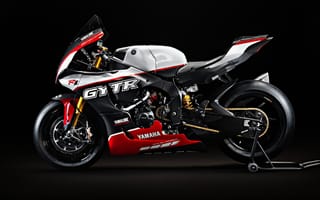 Картинка спортивные мотоциклы, темный, 25-летие, Yamaha YZF-R1, мотоциклы и велосипеды