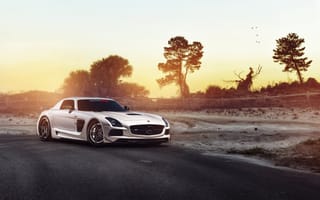 Картинка Колеса ADV 1, автомобиль, Renntech, Mercedes Benz, машины, Mercedes Benz SLS AMG