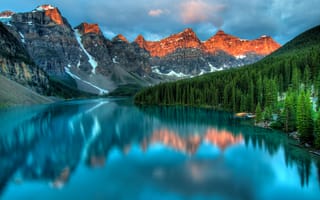 Картинка Canada, озеро, горы, Moraine Lake