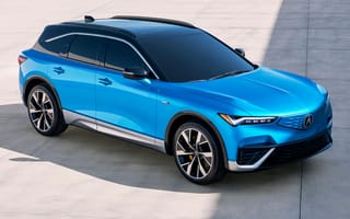 Картинка 2024, голубой автомобиль, фешенебельный автомобиль, машины, Acura ZDX Type S