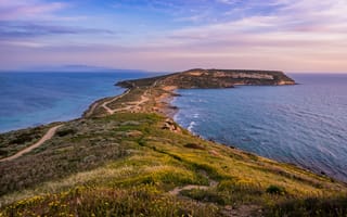 Картинка океан, горизонт, скалы, природа, возвышенный мыс, бухта, полуостров, пляж, географическая особенность, пейзаж, море, рельеф местности, местность, озеро, залив, мыс, путь, побережье, волна, берег, пейзажи, сумрак, вода, водоём, рок