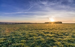 Картинка пейзаж, дерево, растение, мороз, небо, свет, водно-болотные угодья, среды, весна, вспышки, луг, простой, солнечной, солнце, восход солнца, атмосферное явление, яркий, солнечный свет, природа, блеск, земля, степи, степь, хлопья, вечер, сельский, блестящие, кукуруза, облачный пейзаж, поле, сумрак, страны, горизонт, конец недели, одинокий, погода, облако, сельская местность, рассвет, натуральный, семейство травянистых, закат, синее небо, свежие, зерна, органических, экосистема, желтый, сельское