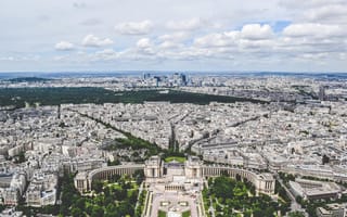 Картинка облако, горизонт, pari, фотографии, жилой квартал, аэрофотосъёмка, панорама, башня, поселение людей, Европа, здание, город, вид с высоты птичьего полёта, городской пейзаж, ориентир, цветок