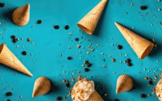 Картинка мороженое, пломбир, кофейные зерна, сладости, дробленый орех, ванильное мороженое, рабочий стол, 2k, паттерн, вафельный рожок, шоколадная крошка, HD, ореховая посыпка, нейросеть, освежающий, арт, вафельный стаканчик, хаос, бесшовный, еда, аппетитно, для двух мониторов, флэтлэй, лакомство, белый шарик, контраст, рендеринг, 4k, ИИ, хрустящий рожок, десерт, широкоформатный, 32:9, лето, зерна кофе, панорама, 8k, заставка, синий, голубой, бирюзовый, яркие цвета, фудпорн, бесшовный узор, раскладка