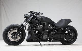 Картинка мотоцикл, Harley-Davidson, байк, чёрный