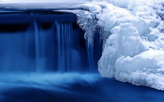 Картинка водопад, море, лед, водная характеристика, морской лёд, ветровая волна, айсберг, зима, Арктика, плавления, вода, арктический океан, Замораживание, река, природа, волна, геологическое явление, ледяная шапка, океан