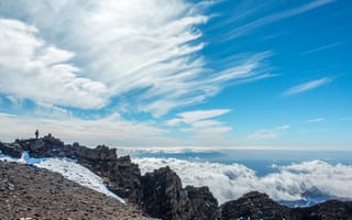 Картинка солнечный свет, пейзаж, горный хребет, холм, географическая особенность, горы, море, хребет, облако, природа, снег, горные формы рельефа, фотографии, небо, погода, горизонт, плато, саммит, рельеф местности, Альпы