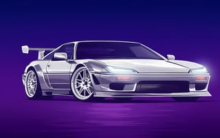 Картинка машина, автомобиль, дорога, иллюстрация, минимализм