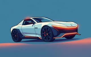 Картинка автомобиль, машина, техника, разное, минимализм