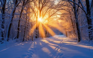Картинка зимний лес, солнце, заснеженная тропа, утренний лес, зимний рассвет, 2k, зимняя тишина, снег, хрустальный снег, лесной массив, лесной закат, 16:9, зимний колорит, природа зимой, лучи солнца, игра света и тени, тропинка в лесу, морозный воздух, ИИ, HD, сияние солнца, 1920 1080, нейросеть, снежный пейзаж, заснеженные деревья, красота зимы, спокойствие природы, тени от деревьев, заснеженные ветви, морозное утро, зимний пейзаж, зимний свет, зимний закат, рабочий стол, мороз, 4k, солнечный свет