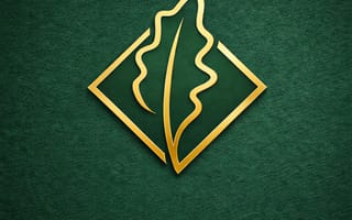 Картинка золотой, зелёный, дубовый лист, выставка, символ