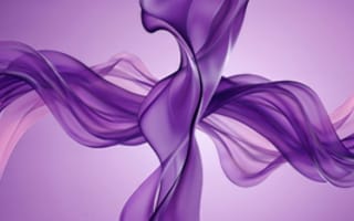 Картинка фиолетовый, сиреневый, складки, абстракция, легкость, Двойной UHD, заставка, рабочий стол, градиент, цифровой арт, фон для презентаций, плавные линии, атлас, нейросеть, для двух мониторов, минимализм, широкоформатный, премиум, эстетика, ткань, волны