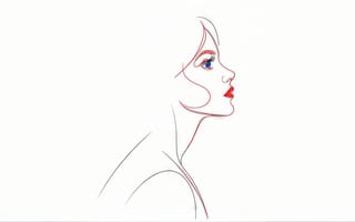 Картинка профиль, красива девушка, графика линий, контур, абстракция, силуэт, взгляд, лицо, 2k, 1920х1080, рабочий стол, эстетичный, минимализм, арт, 4k, портрет, стиль, эстетика, мода, HD, женщина, художественный, вдохновение, монохром, дизайн, искусство, 16:9, иллюстрация, глаз, творчество, дизайн концепт, ИИ, графика, губы, креатив, нейросеть, линейный рисунок, утончённость