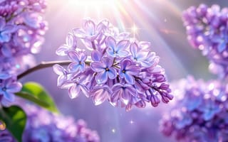 Картинка сирень, цветы, цветущий сад, природная красота, весеннее настроение, соцветие, аромат сирени, ботаническая иллюстрация, световые блики, рабочий стол, изящество, нейросеть, макросъёмка, пастельные тона, фиолетовые лепестки, цветочный пейзаж, ИИ, лучи солнца, 2k, романтичный, 1920х1080, цветущая ветка, цветочный, природная эстетика, сияние, сиреневый оттенок, флора, 4k, зелёные листья, HD, бутоны, нежность, весенний букет, ботаника, солнечный свет, 16:9