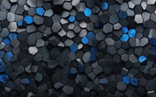Картинка абстракция, геометрия, мозаика, широкоформатный, для-двух-мониторов, 32:9, рельеф, ИИ, DUHD-, темный, панорама, рендеринг, соты, камни, бесшовный-фон, тени, Двойной-UHD, рабочий-стол, минимализм, 2k, паттерн, свет, 4k, лазурный, серый, нейросеть
