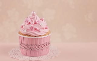Картинка pink, delicate, cupcake, baby