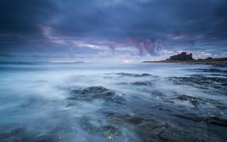 Картинка морской пейзаж, Северо-Восточная Англия, Северное море, Нортумберленд