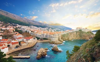 Картинка Хорватия, море, Дубровник, Адриатика