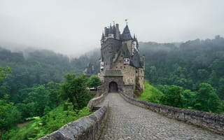 Обои Eltz Castle, замок Эльц, Германия, Germany