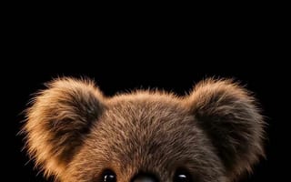 Картинка животное, 4к, милый, пух, коала