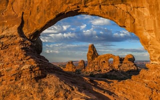 Картинка Arches National Park, арка, горы, пейзаж, скалы