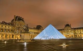 Картинка Лувр, Париж, Франция
