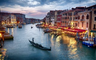 Обои Венеция, Venice, Гранд-канал, Италия