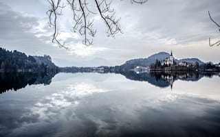 Картинка Bled, Озеро Блед, Остров Блед, Bled Lake